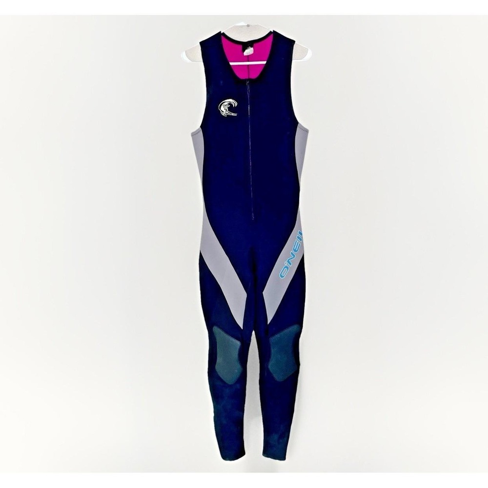 O'Neill Epic Wetsuit Sleeveless M Black Gray Pink 727474 USA Made VTG 90's